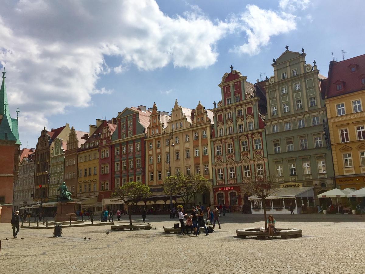 Apartament Wrosquare Centrum Rynek Wrocław Exterior foto